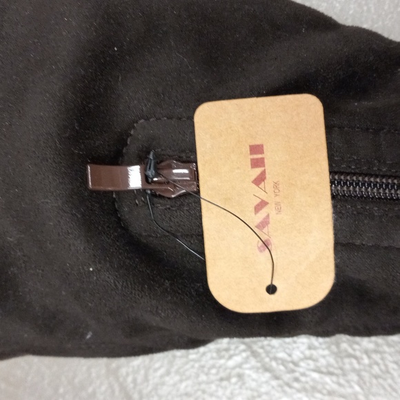 SAVAII  Dark Brown Over the Knee, Heeled Boots - Picture 5 of 16